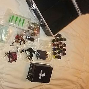 Tattoo equipment guns needles tubes ink